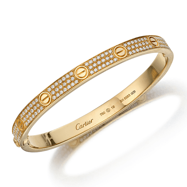 Cartier Diamond Paved LOVE Bracelet<